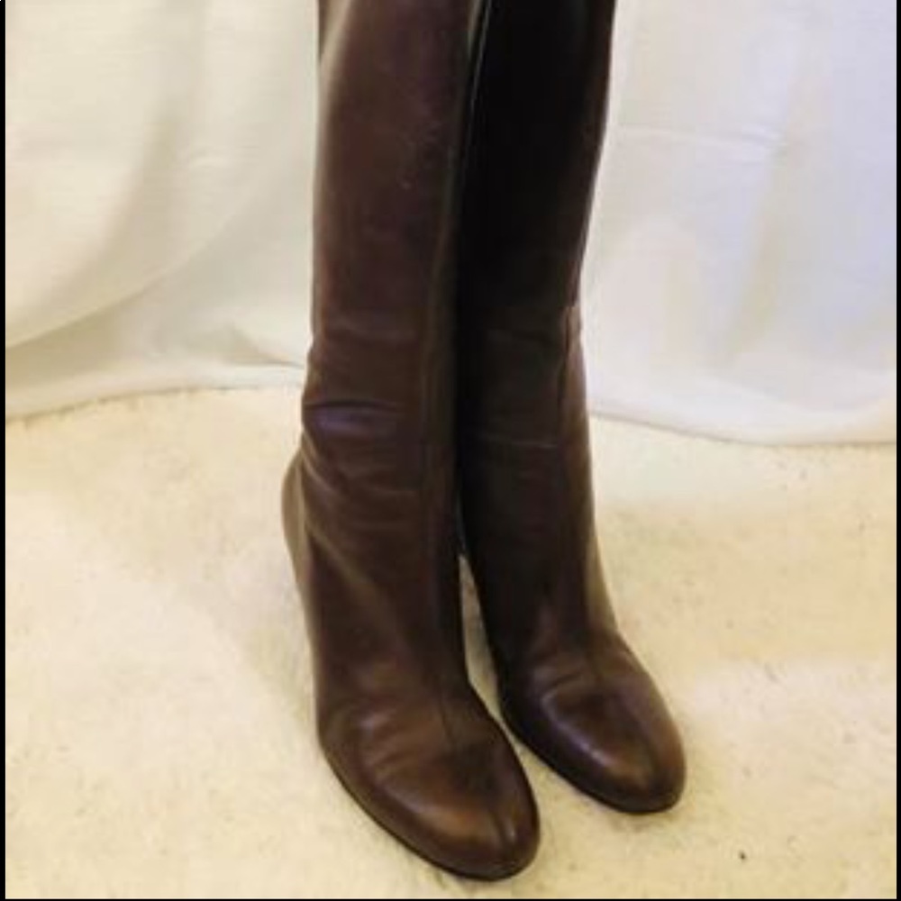 Gianni Bini Leather Ladies Boots Sz 7